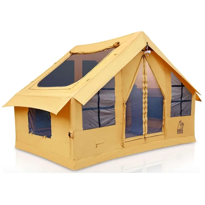 RBM Outdoors Panda Medium – Inflatable tent for 1-4 person (Sunny Beige)