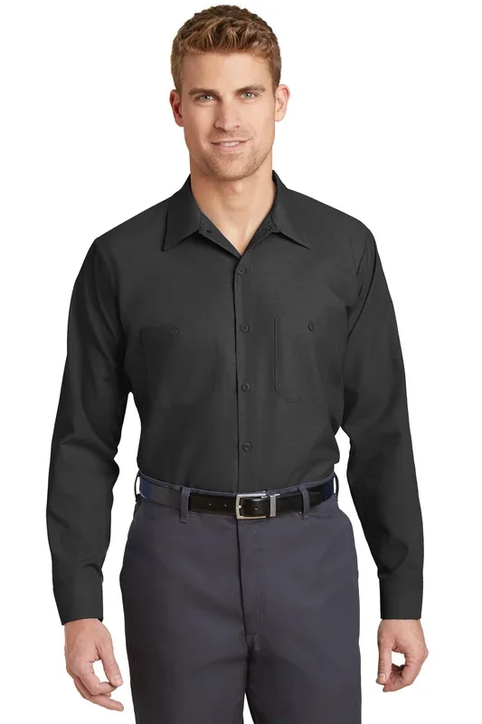 Red Kap Men’s Industrial Work Shirt. SP14L