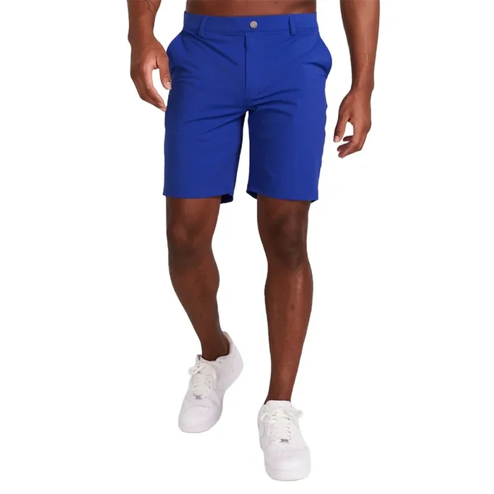 Redvanly Hanover Pull-On 9″ Golf Shorts Mazarine Blue – SS24 Men