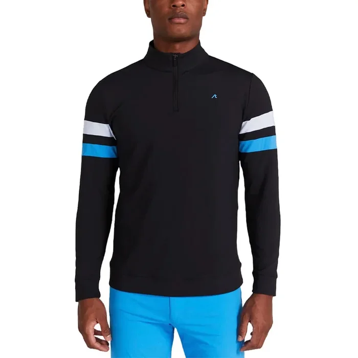 Redvanly Wilson 1/4 Zip Golf Pullover Tuxedo – SS24 Men