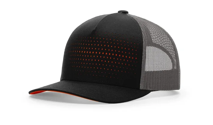 Richardson Laser Cut Five Panel Trucker Hat