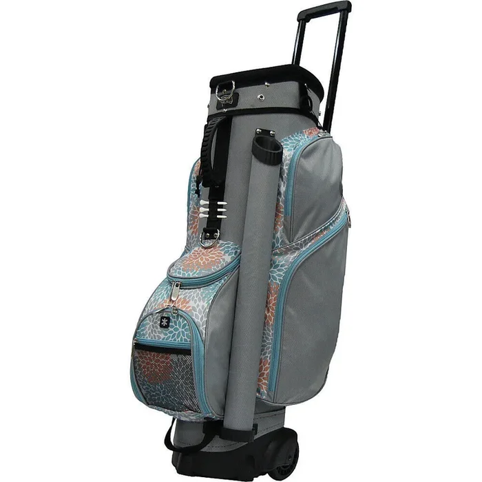 RJ Golf Spinner 9.5″ Transport Golf Bag – Coral/Grey
