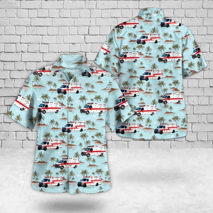 Rockport, Massachusetts, Rockport Ambulance Hawaiian Shirt – Fanshubus.com