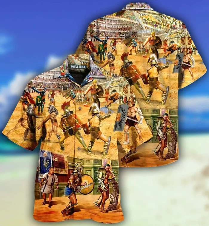 Rome Be A Warrior Hawaiian Shirt | For Men & Women | Adult |- For men and women – Fanshubus – Fanshubus.com