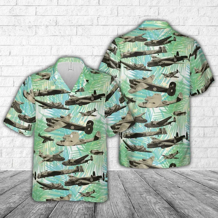 Royal Air Force Aircraft In WW2 Hawaiian Shirt – Fanshubus.com