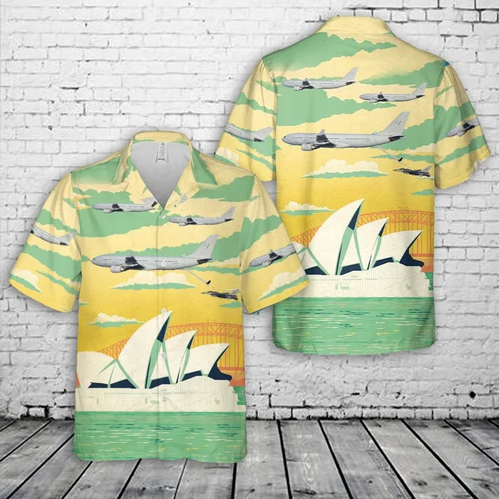 Royal Australian Air Force KC-30 A39-002 refuelling an USAF F-16 Hawaiian Shirt – Fanshubus.com