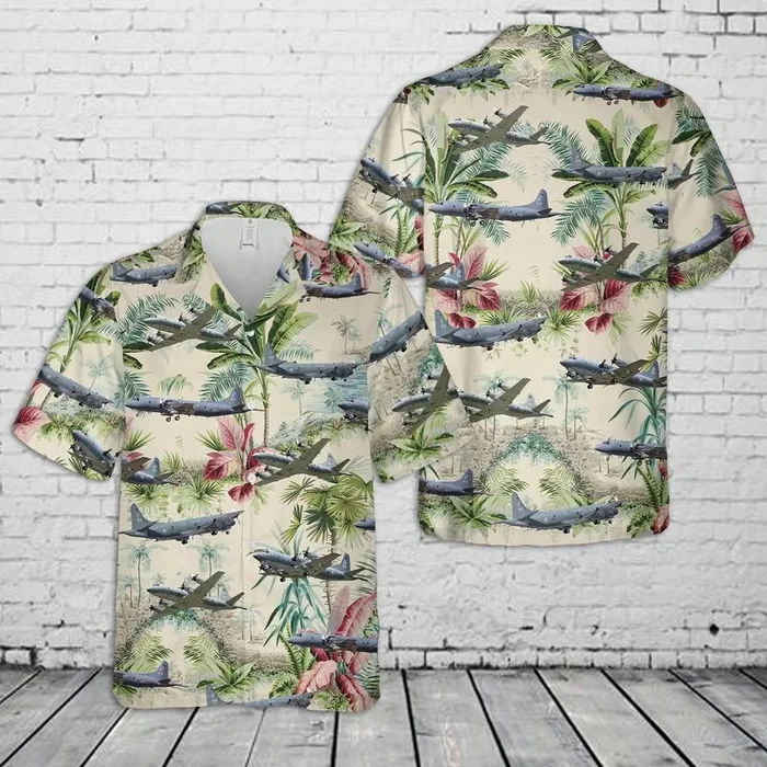 Royal Canadian Air Force Lockheed CP-140 Aurora Hawaiian Shirt – Fanshubus.com