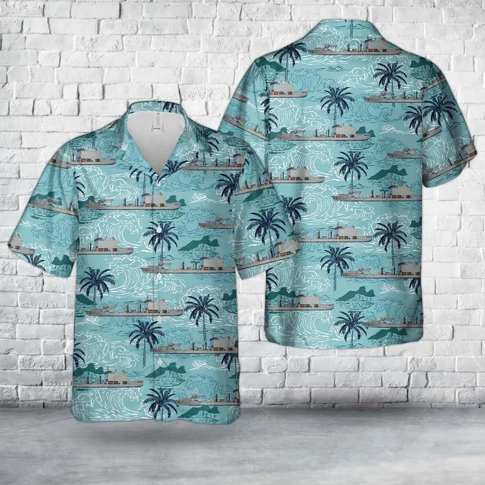 Royal Canadian Navy MV Asterix Hawaiian Shirt – Fanshubus.com