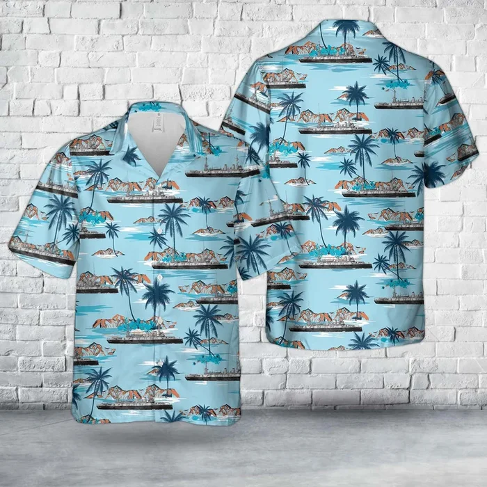 Royal Navy Orlando-class cruiser HMS Australia (1886) Hawaiian Shirt – Fanshubus.com