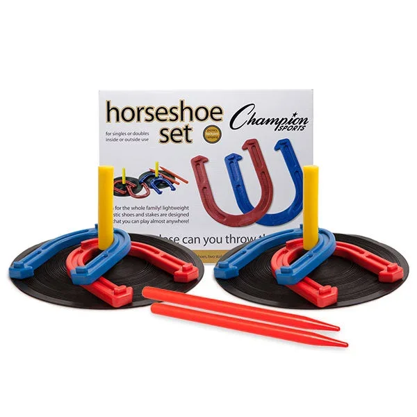 Rubber Indoor/Outdoor Horseshoe Set