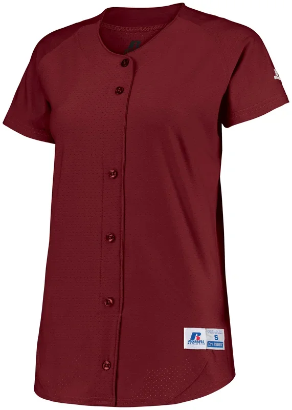 Russell Women’s Stretch Faux Button Jersey