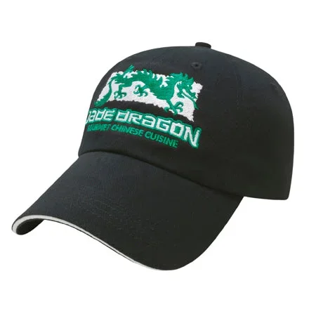 Sandwich Visor Unstructured Golf Cap Embroidered with Your Logo