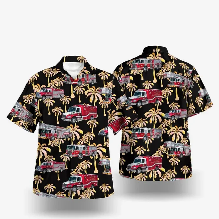 Sarasota County Florida Sarasota County Fire Department Hawaiian Shirt – Fanshubus.com