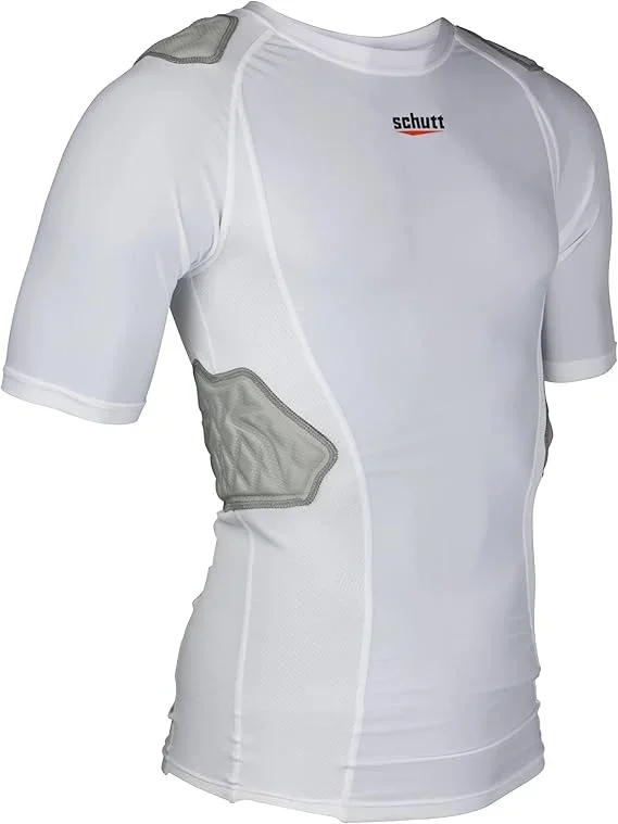 Schutt ProTech Tri Integrated Adult Padded Compression Football Shirt