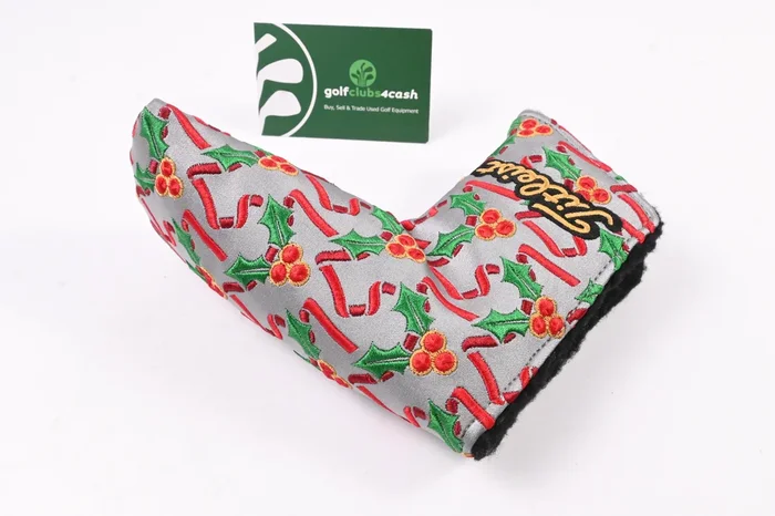 Scotty Cameron 2016 Holly Jolly Scotty Dog Putter Headcover / Blade / Grey