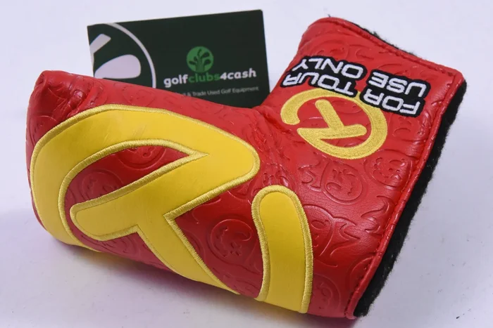 Scotty Cameron Circle T Hot Head Harry Putter Cover / Mid-Mallet / Red & Yellow