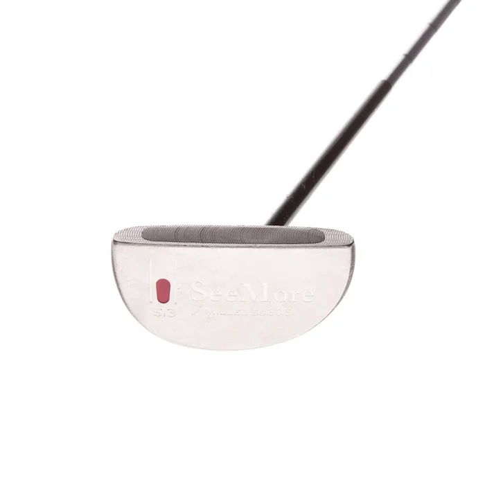 SeeMore Si3 Milled Steel Mens Right Hand Putter Regular – Steel