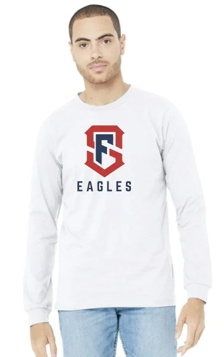 SF Eagles Unisex Heather CVC Long Sleeve Tee
