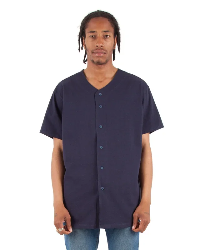 Shaka Wear Adult 7.5 oz., 100% US Cotton Baseball Jersey