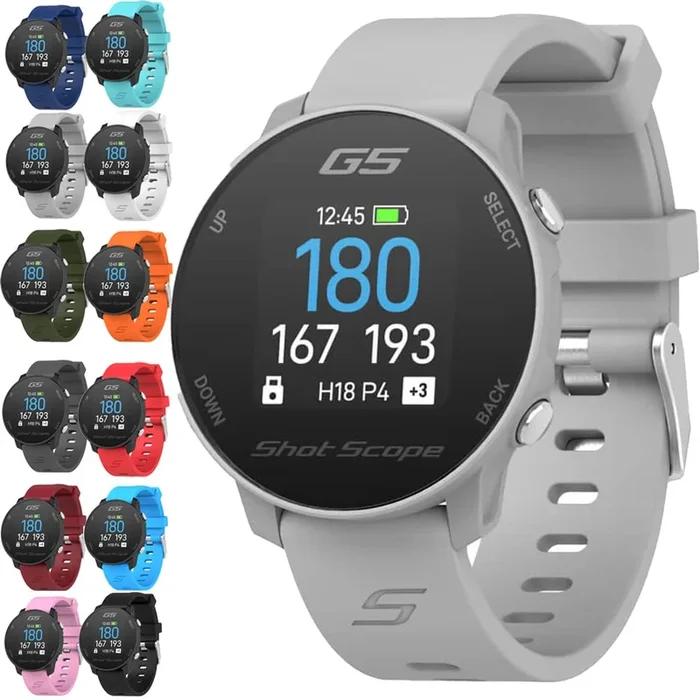 Shot Scope G5 Golf GPS Watch – Grey