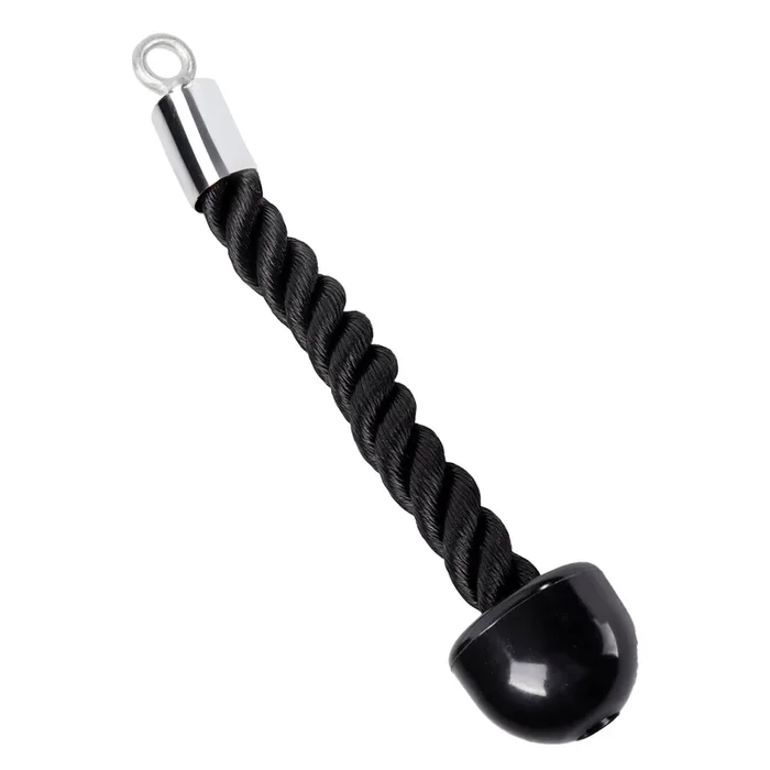 Single Tricep Rope, Heavy Duty Tricep Pull Down Cable Machine Attachment