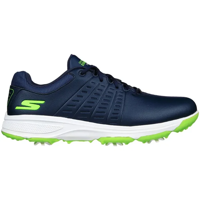 Skechers Go Golf Torque 2 Spiked Waterproof Shoes – Navy/Lime