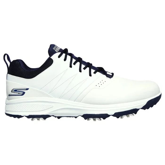 Skechers GO GOLF TORQUE PRO Spiked Waterproof Shoes – White/Navy