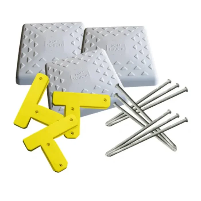 Soft Touch Bases S1500 S-Series 15″ Spike Down Bases Set Of 3