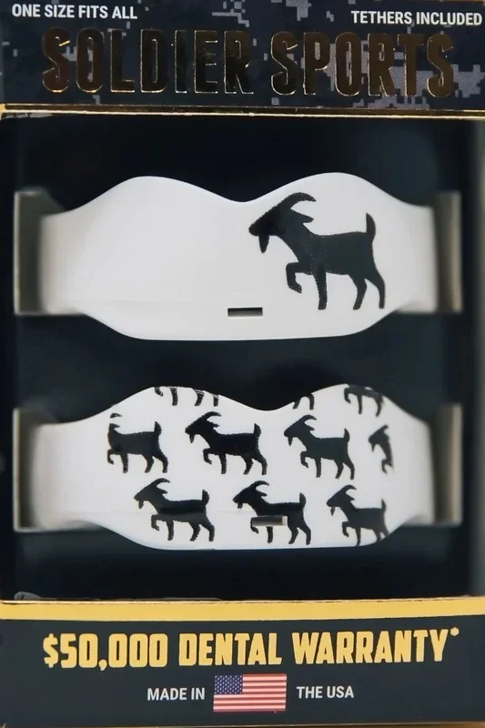 Solider Sports Mouth Guard White Goat