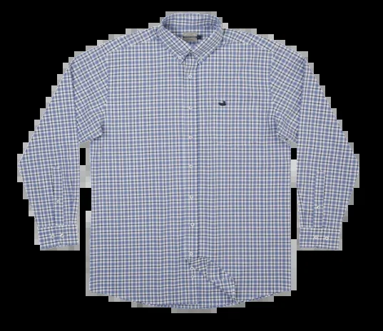 Southern Marsh Oak Grove Washed Gingham Dress Shirt