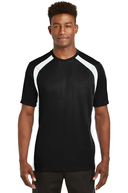 Sport-Tek Men’s Dry Zone Colorblock Crew