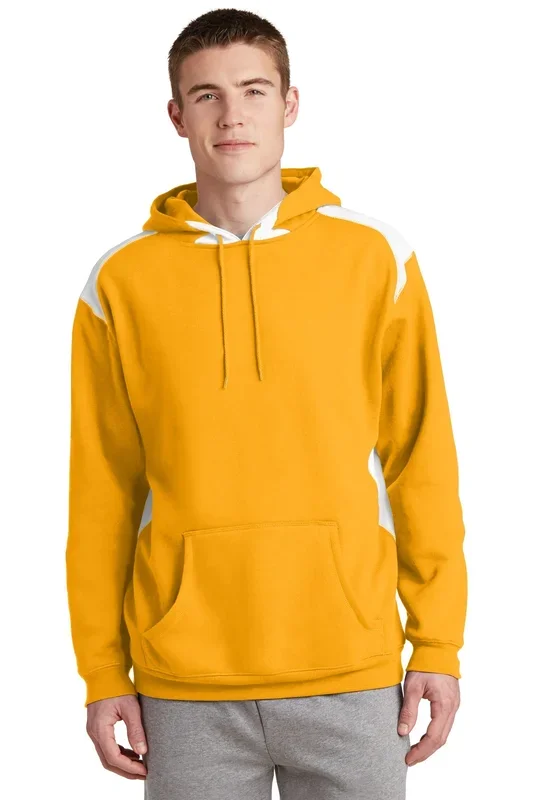 Sport-Tek Men’s Pullover Hooded Sweatshirt with Contrast Color. F264