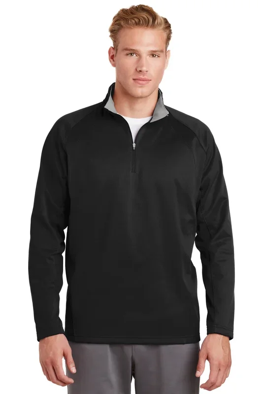 Sport-Tek Men’s Sport-Wick Fleece 1/4-Zip Pullover
