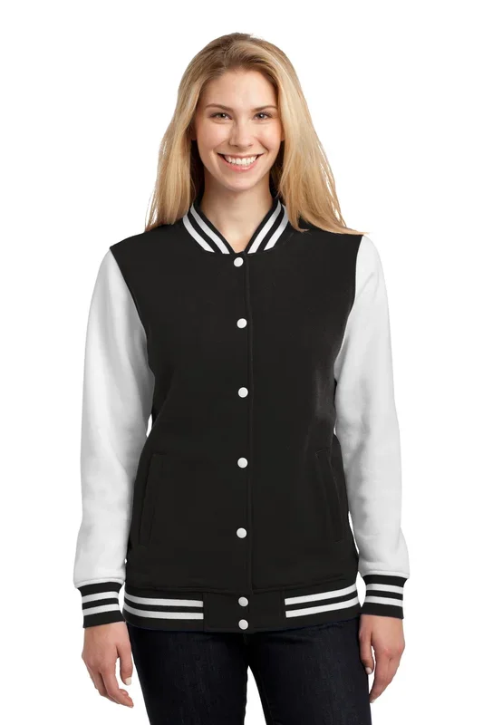 Sport-Tek Women’s Fleece Letterman Jacket