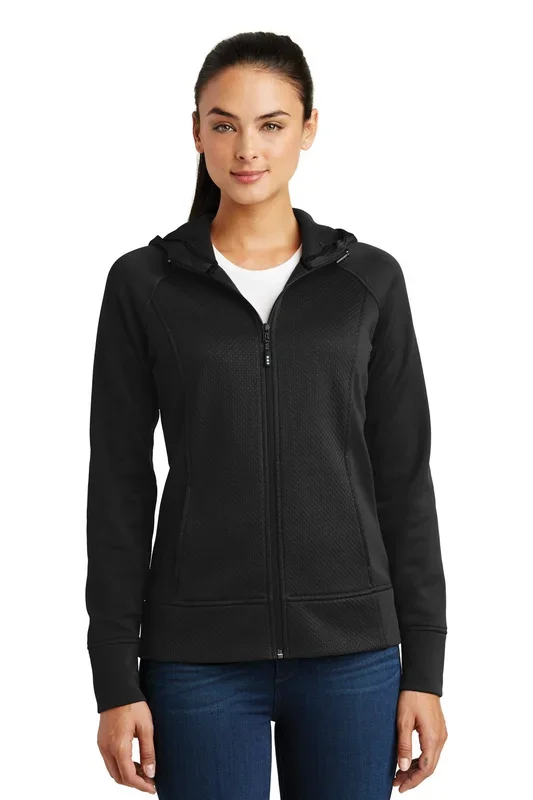 Sport-Tek Women’s Rival Tech Fleece Full-Zip Hooded Jacket LST295