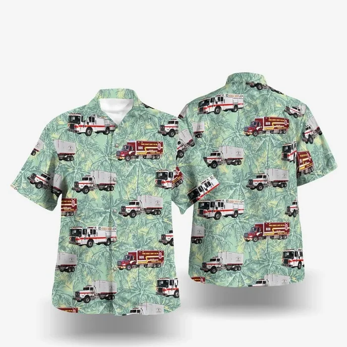Springdale Prince George County Maryland St. Joseph Fire Department Hawaiian Shirt – Fanshubus.com