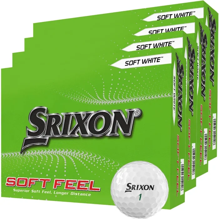 Srixon Soft Feel Golf Balls – White – 4 Dozen Pack