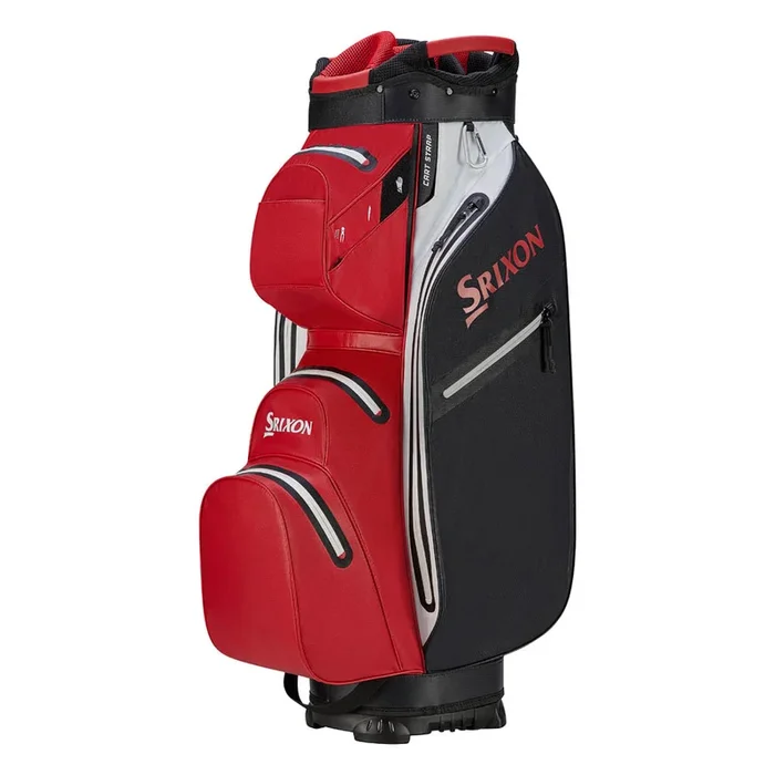 Srixon Waterproof Cart Bag – Red/ Black