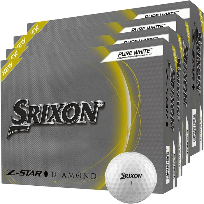 Srixon Z-Star Diamond Golf Balls – White – 4 For 3 Dozen