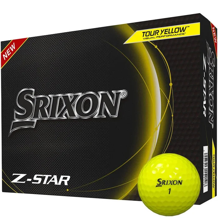 Srixon Z-Star Golf Balls – Yellow – 12 Pack