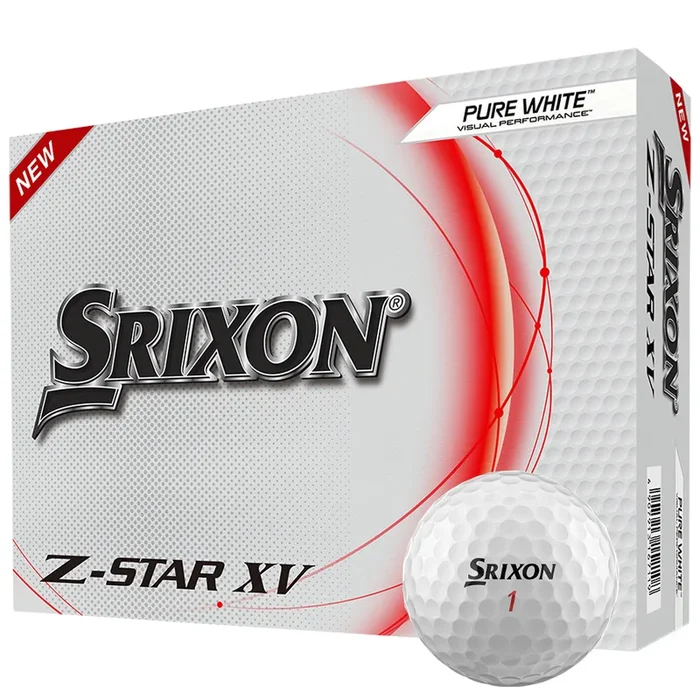 Srixon Z-Star XV Golf Balls – Pure White – 12 Pack