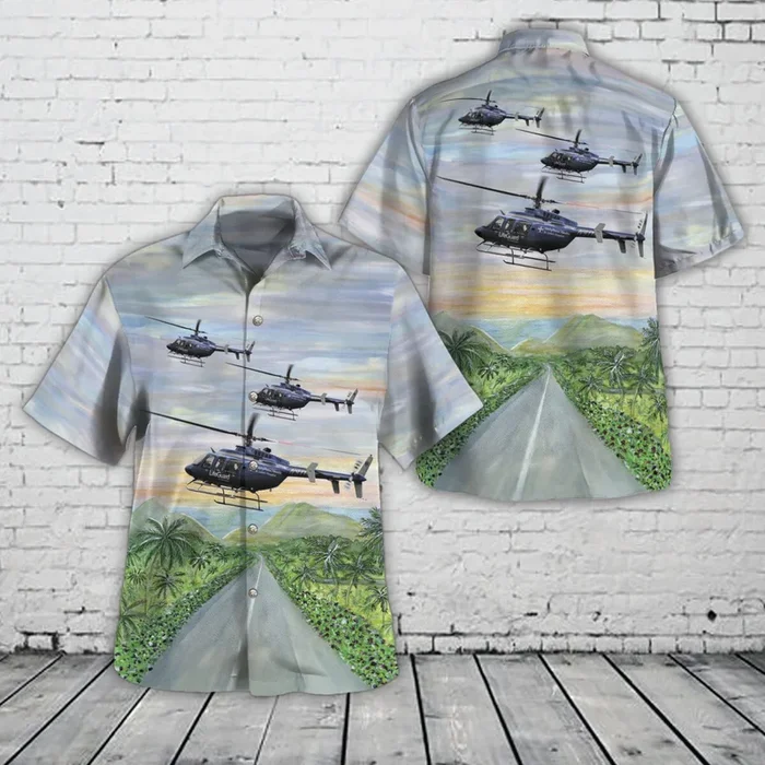 St. Luke’s LifeGuard Air Ambulance Bell 407 Helicopter Hawaiian Shirt – Fanshubus.com