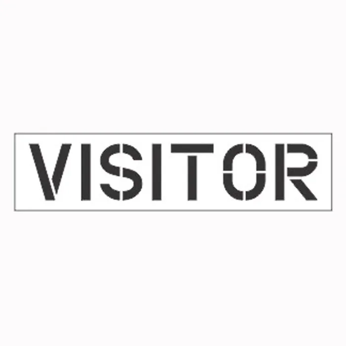 Stencils – Visitor Stencil 12″