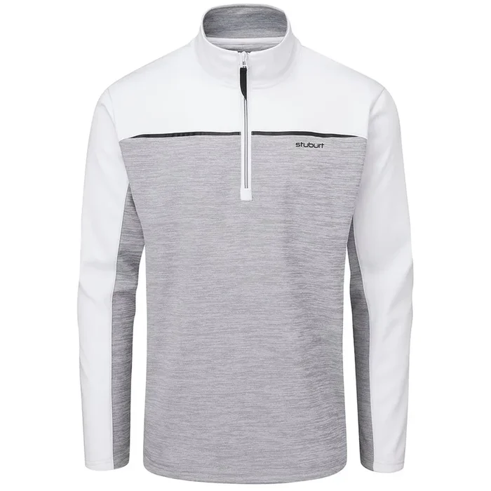 Stuburt Enhance Fleece Sweater – Silver Grey/White