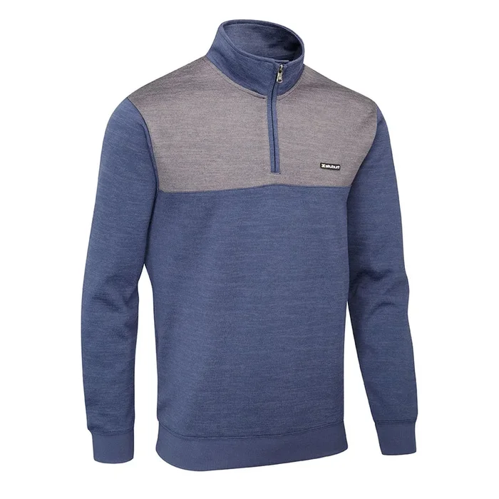Stuburt Pro-Sport Zip Neck Performance Sweater – Midnight