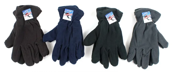 Subzero Fleece Gloves with Lining Men’s O/S New
