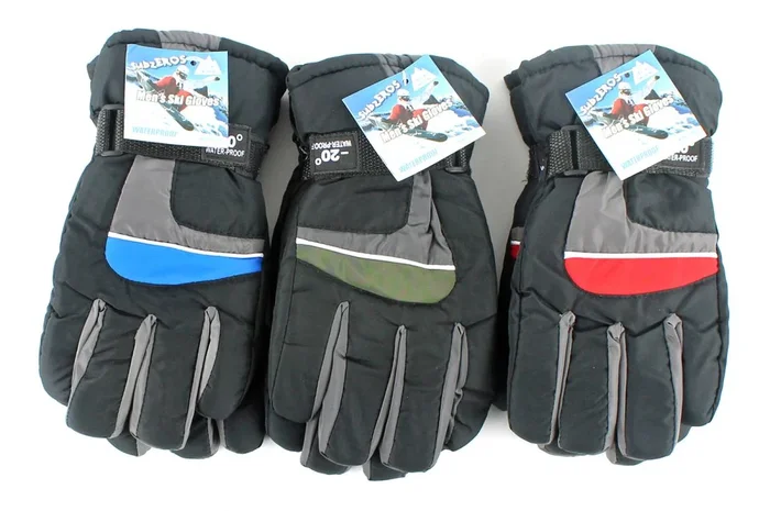 Subzeros Men’s Ski Gloves Adult size O/S Multicolored New