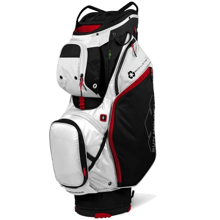 Sun Mountain Eco-Lite Cart Bag – Black/White/Red