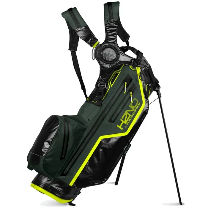 Sun Mountain H2NO 14-Way Waterproof Stand Bag – Black/Forest/Atomic