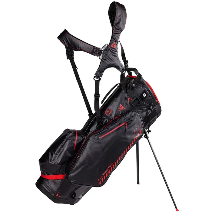 Sun Mountain H2NO Sport Fast Waterproof Stand Bag – Black/Red